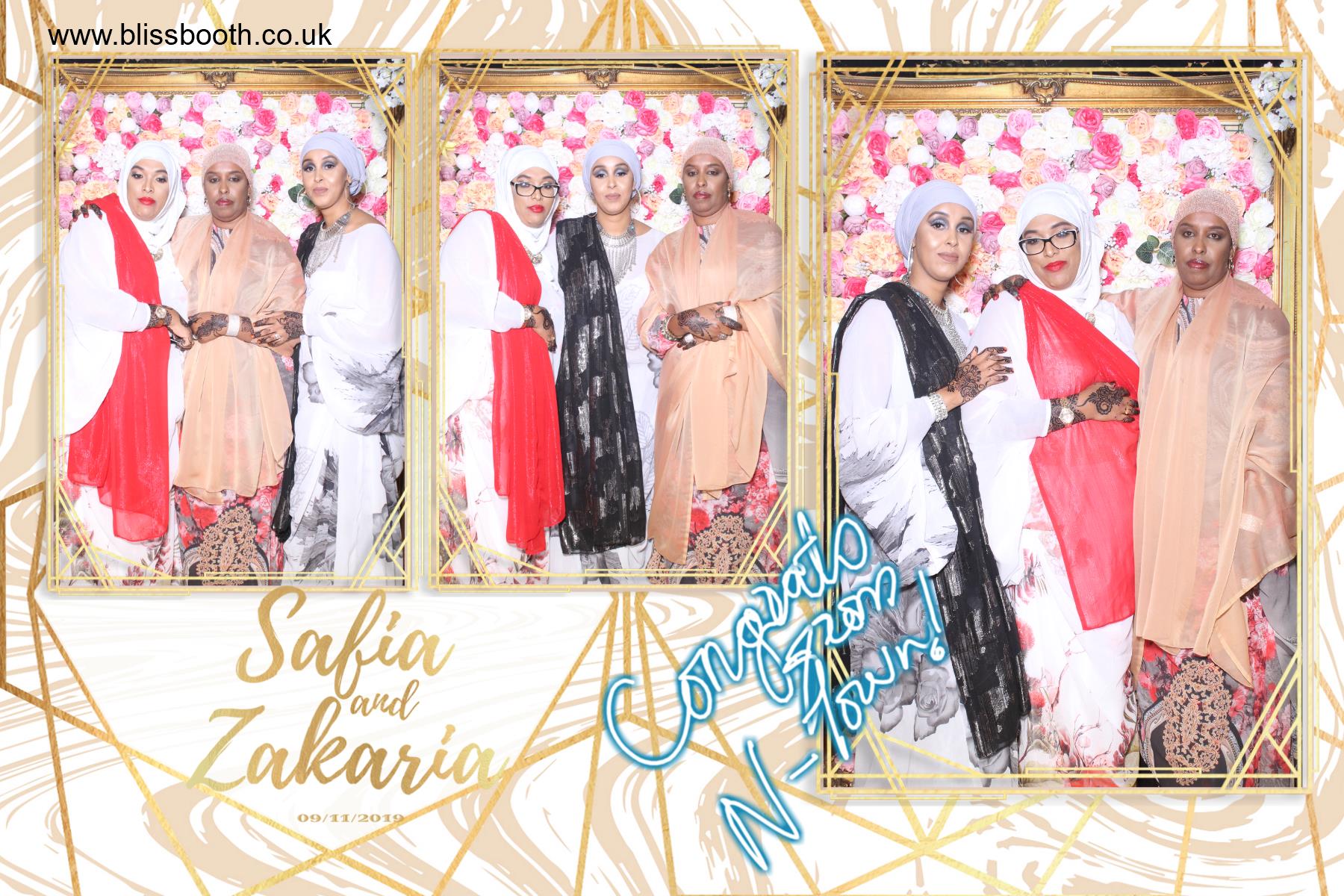 Safia & Zakaria | View more photos from the event at gallery.blissbooth.co.uk/u/BlissBooth/Safia-Zakaria